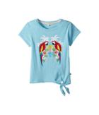 Appaman Kids Parrot Bay Phing Tee (toddler/little Kids/big Kids) (bayside Heather) Girl's T Shirt