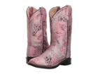 Old West Kids Boots Square Toe Leatherette (toddler/little Kid) (antique Pink) Cowboy Boots