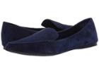 Steve Madden Feather Loafer Flat (navy Suede) Women's Dress Flat Shoes