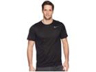 Nike Brt Top Short Sleeve Vent (black/dark Grey) Men's Workout