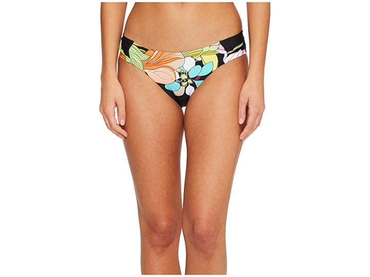 Trina Turk Bouquet Floral Shirred Side Hipster Bottom (multi) Women's Swimwear