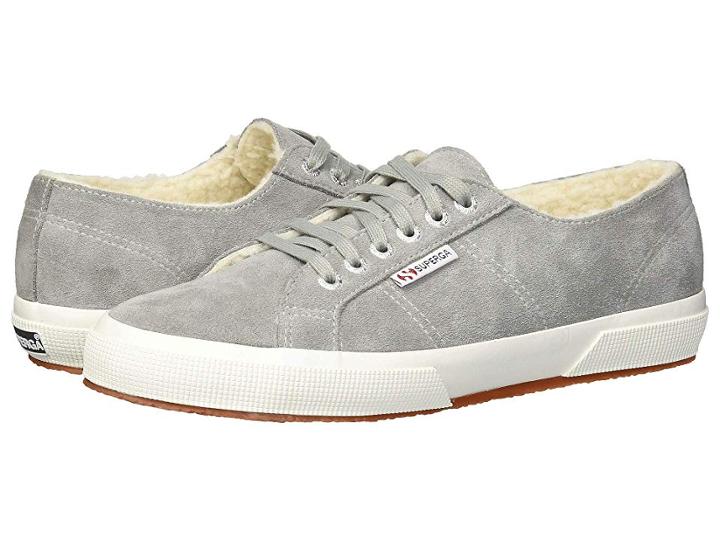 Superga 2750 Suefurw (grey Suede) Women's Shoes