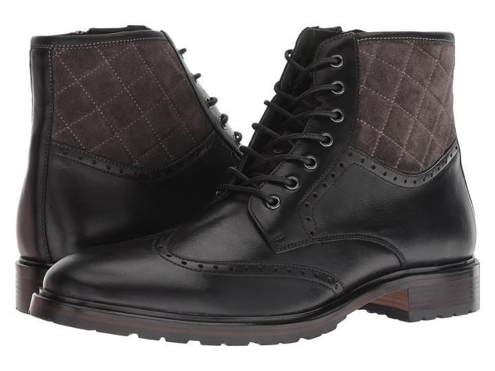 Johnston & Murphy Myles (black 2) Men's Shoes
