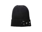 Collection Xiix Pearls And Stones Sleek Beanie (black) Beanies