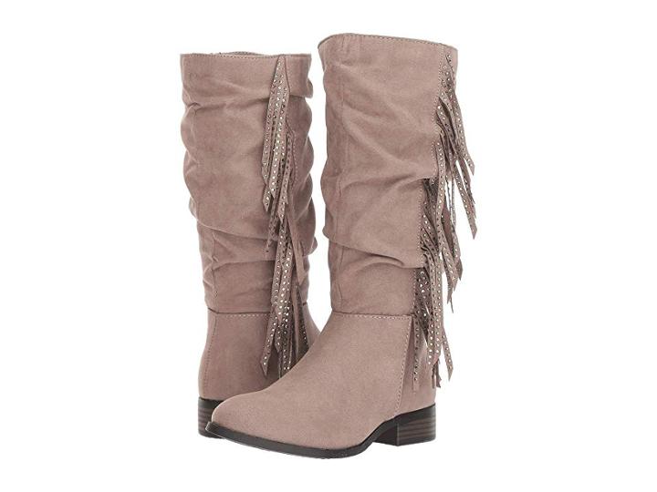 Steve Madden Kids Jfringly (little Kid/big Kid) (taupe) Girls Shoes