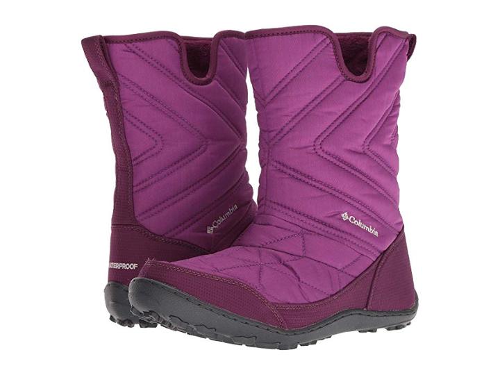 Columbia Kids Minxtm Slip Iii (little Kid/big Kid) (intense Violet/fawn) Girls Shoes