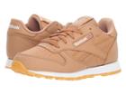 Reebok Kids Classic Leather (little Kid) (soft Camel/white) Boys Shoes