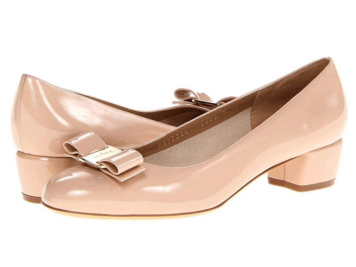 Salvatore Ferragamo Vara (new Bisque) Women's 1-2 Inch Heel Shoes