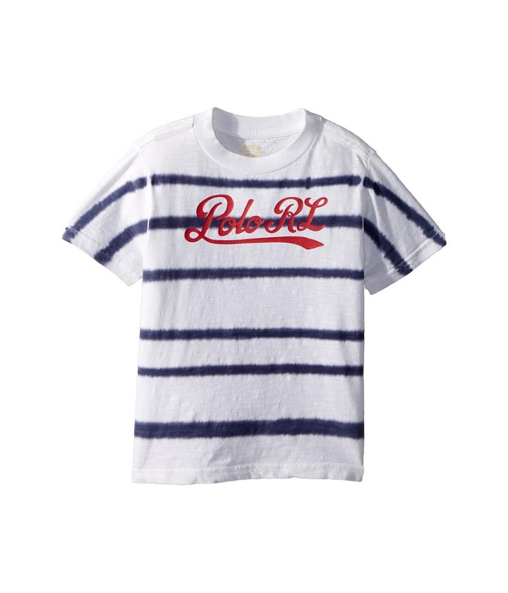 Polo Ralph Lauren Kids Tie-dye Jersey T-shirt (toddler) (white Multi) Boy's T Shirt