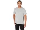 Kenneth Cole New York Short Sleeve Kenneth Cole Logo Tape Crew Tee (heather Grey) Men's Clothing