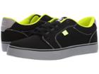 Dc Anvil Tx (black/black/soft Lime) Men's Skate Shoes