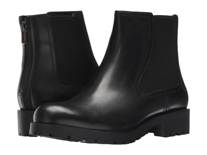 Cole Haan Stanton Chelsea Bootie (black Waterproof Leather) Women's Shoes