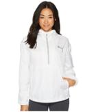 Puma Spark 3/4 Zip (puma White) Women's Clothing