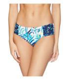 Tommy Bahama Tropical High-waist Shirred Hipster (white) Women's Swimwear