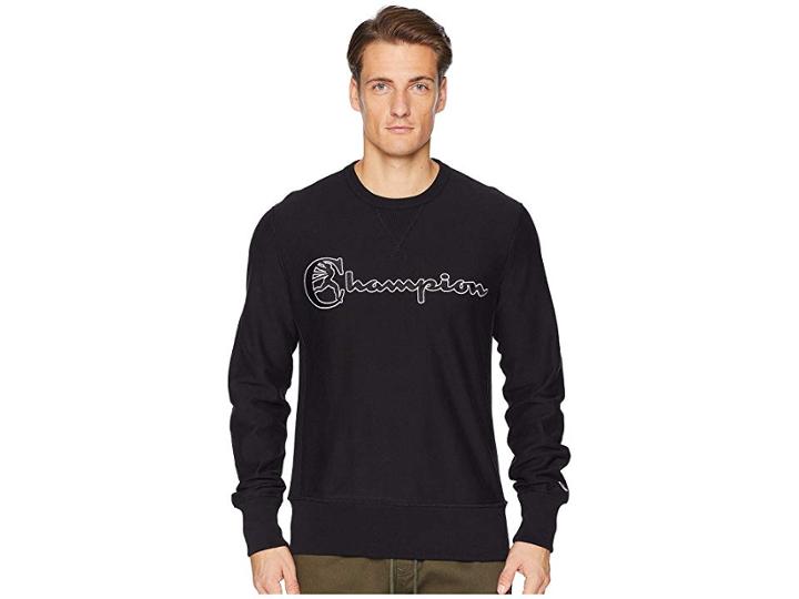Todd Snyder Todd Snyder + Champion(r) Chest Graphic Sweatshirt (black) Men's Sweatshirt