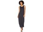 Lucky Brand Ribbed Sandwash Dress (lucky Black) Women's Dress