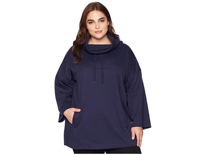 Ugg Plus Size Astrid Poncho (navy) Women's Clothing
