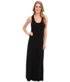 Allen Allen Cotton Modal One-pocket Tank Dress (black) Women's Dress