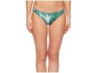 Letarte Full Coverage Bottom (green Multi) Women's Swimwear