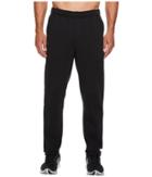 Adidas Essentials 3s Tapered Fleece Pants (black/black) Men's Casual Pants