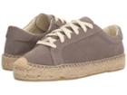 Soludos Suede Platform Tennis Sneaker (dove Grey (prior Season)) Women's Shoes