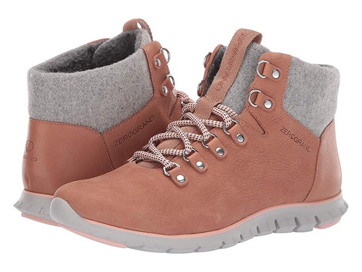Cole Haan Zerogrand Hiker Boot (mocha Mousse Waterproof Nubuck) Women's Hiking Boots