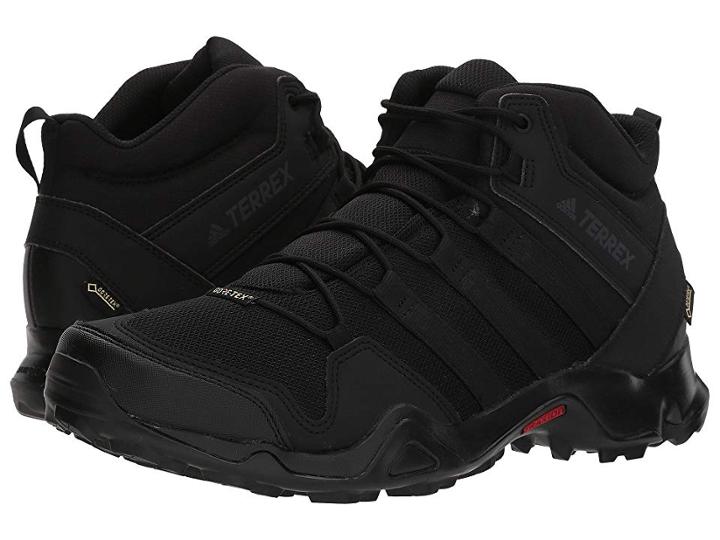 Adidas Outdoor Terrex Ax2r Mid Gtx(r) (black/black/black) Men's Hiking Boots