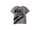 Chaser Kids Soft Tri-blend I'm The Boss Tee (toddler/little Kids) (streaky Grey) Boy's T Shirt