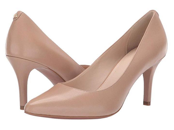 Cole Haan Gemma Logo Pump (maple Sugar Leather) Women's Shoes