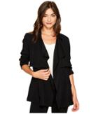 Jack By Bb Dakota Ernst Rayon Twill Double Layer Jacket (black) Women's Coat