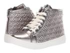 Michael Michael Kors Kids Ivy Comfort (little Kid/big Kid) (pewter) Girl's Shoes