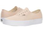 Vans Authentic Gore ((brushed Twill) Tapioca/true White) Skate Shoes