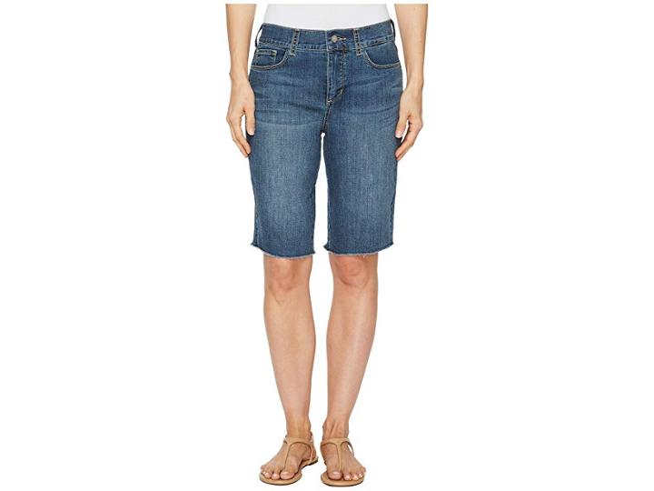 Nydj Briella Shorts W/ Fray Hem In Zimbali (zimbali) Women's Shorts