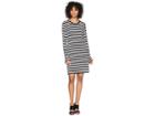 Michael Michael Kors Flare Sleeve Striped Dress (black/white) Women's Dress