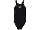 Seafolly Kids Summer Essentials High Neck Tank One-piece (little Kids/big Kids) (black) Girl's Swimsuits One Piece