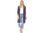 Nic+zoe Long Nights Cardy (blueprint) Women's Sweater