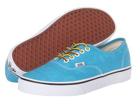 Vans Authentic ((washed) Hawaiian Ocean) Skate Shoes