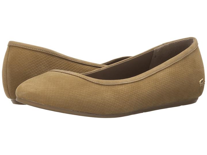 Lacoste Cessole (tan) Women's Flat Shoes