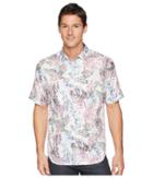 Tommy Bahama Diego Fronds Camp Shirt (deep Morel) Men's Clothing