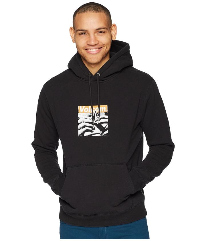 Volcom Reload Pullover Fleece (washed Black) Men's Fleece