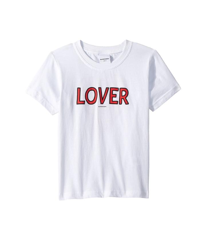 Superism Lover Short Sleeve Tee (toddler/little Kids/big Kids) (white) Boy's T Shirt