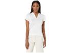 Nike Golf Zonal Cooling Polo Short Sleeve Jacquard (white/white) Women's Short Sleeve Pullover