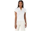 Nike Golf Zonal Cooling Polo Short Sleeve Jacquard (white/white) Women's Short Sleeve Pullover