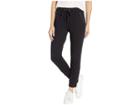 Juicy Couture Track Heathered Terry Studded Pants (pitch Black) Women's Casual Pants