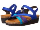 Naot Sophia (royal Blue Leather/purple Leather/aquamarine Leather) Women's Sandals