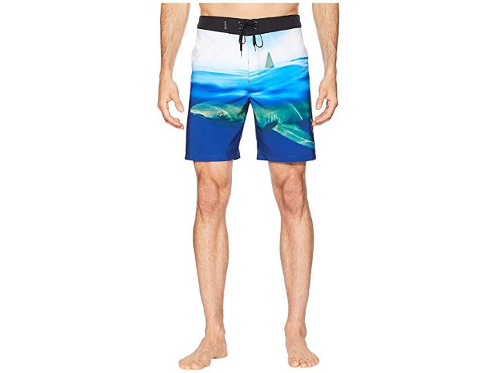 Hurley Phantom Clark Week 18 Stretch Boardshorts (photo Blue) Men's Swimwear