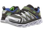 Skechers Kids Hypno-flash 3.0 90511l Lights (little Kid/big Kid) (silver/blue) Boy's Shoes