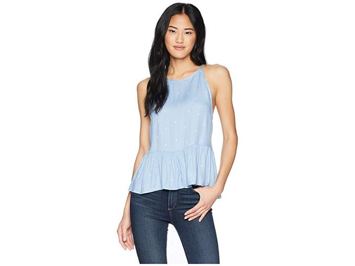 Volcom Soul Window Top (misty Blue) Women's Clothing