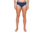 Dolce & Gabbana Solid Brief Swimsuit W/ Bag (blue) Men's Swimwear