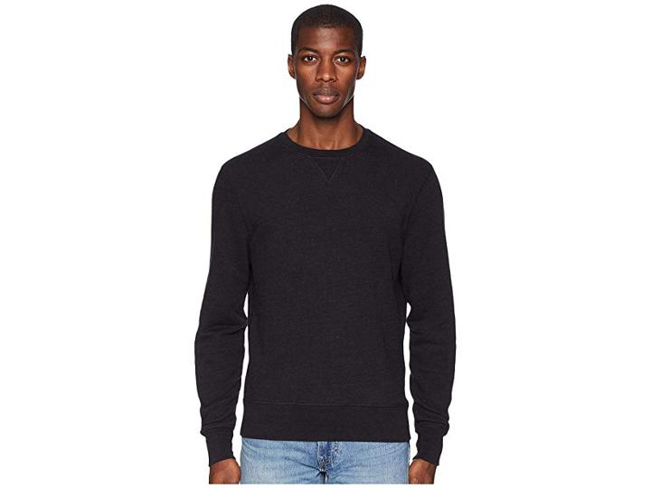 Levi's(r) Premium Crew Neck Sweatshirt (caviar) Men's Sweatshirt